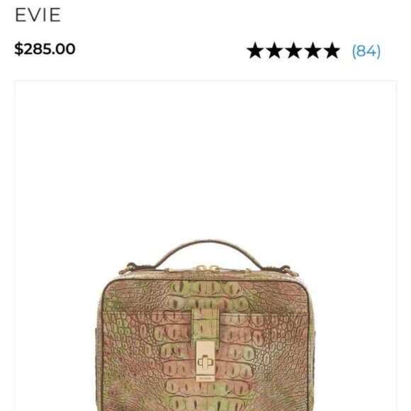 Brahmin Evie Atlas Melbourne Crossbody bag Beautiful Eye Placement - Picture 4 of 6